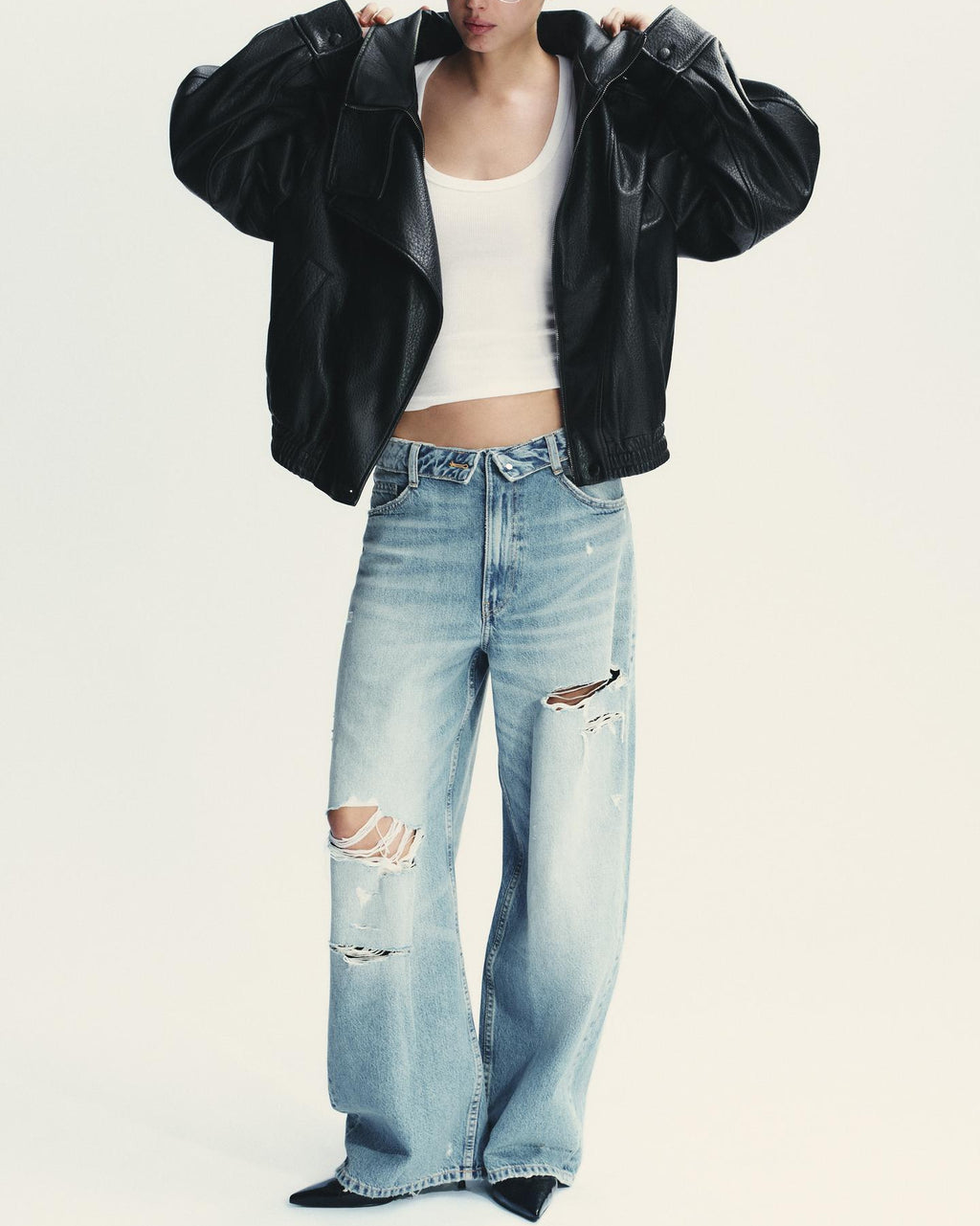 Leather Jacket YSL Dupe