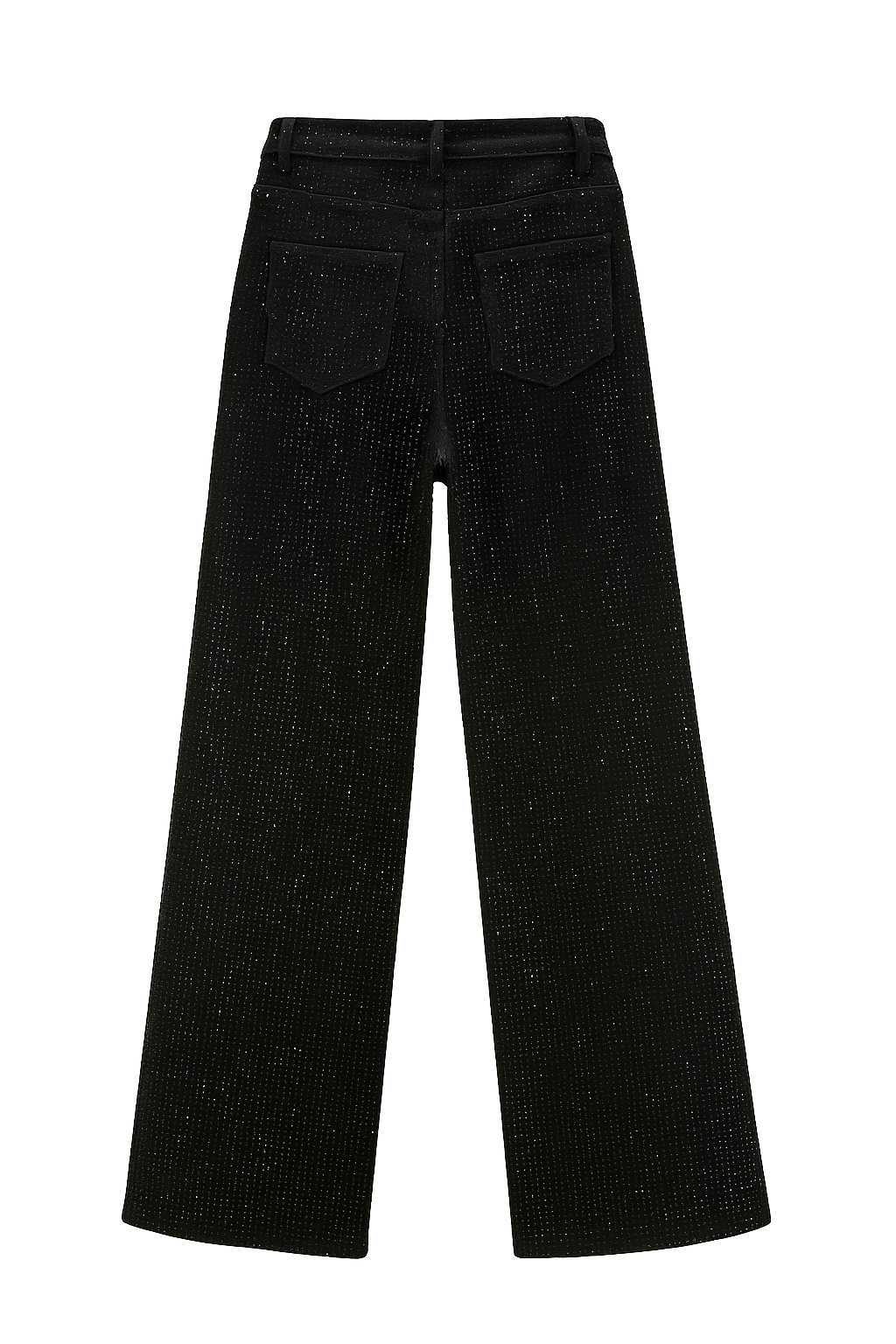 Straight Jeans with Rhinestone | Glitter Jeans