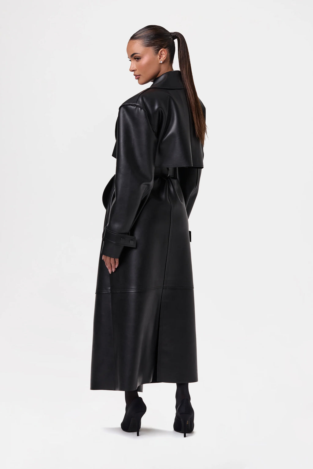 Leather Trench Coat