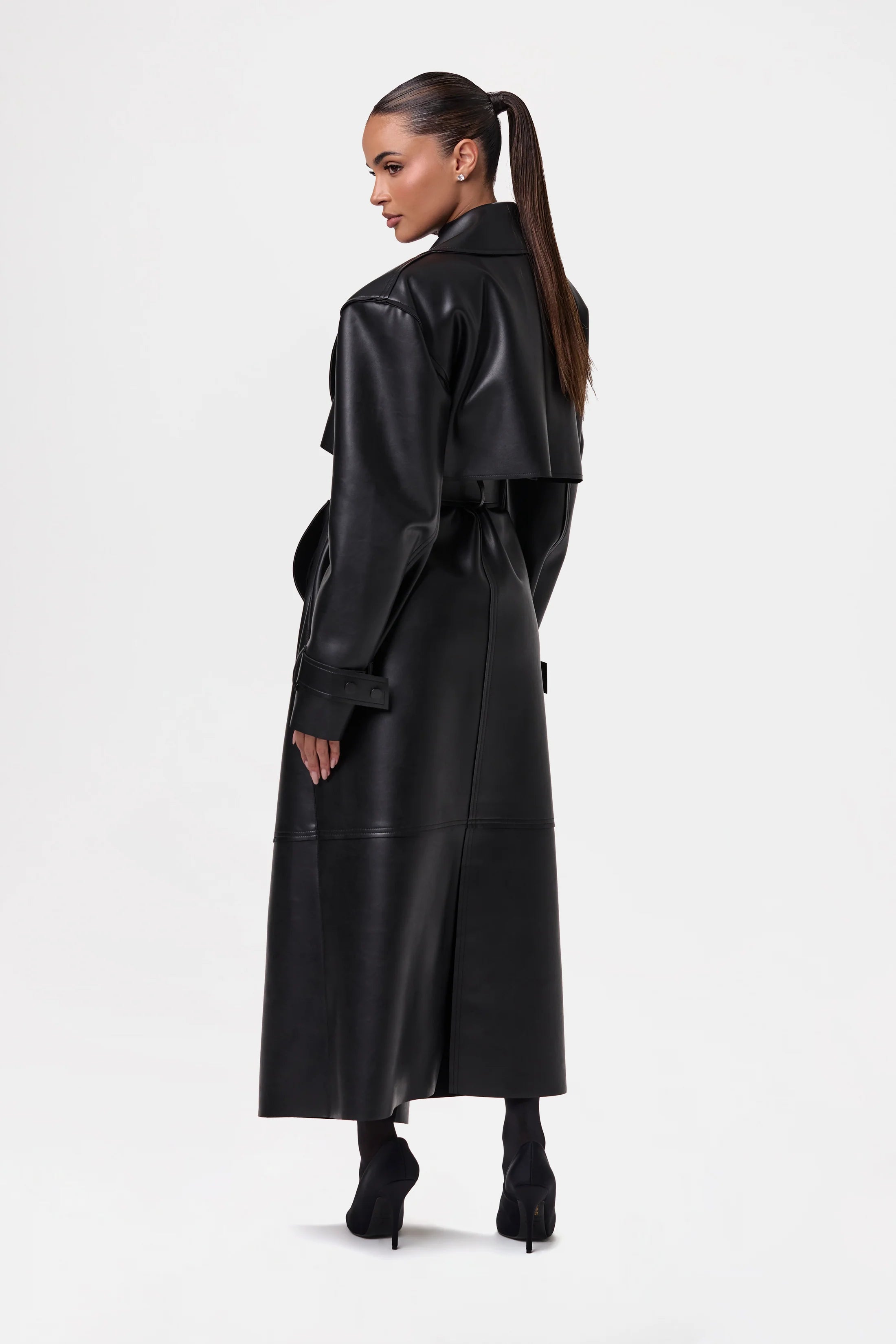 Leather Trench Coat