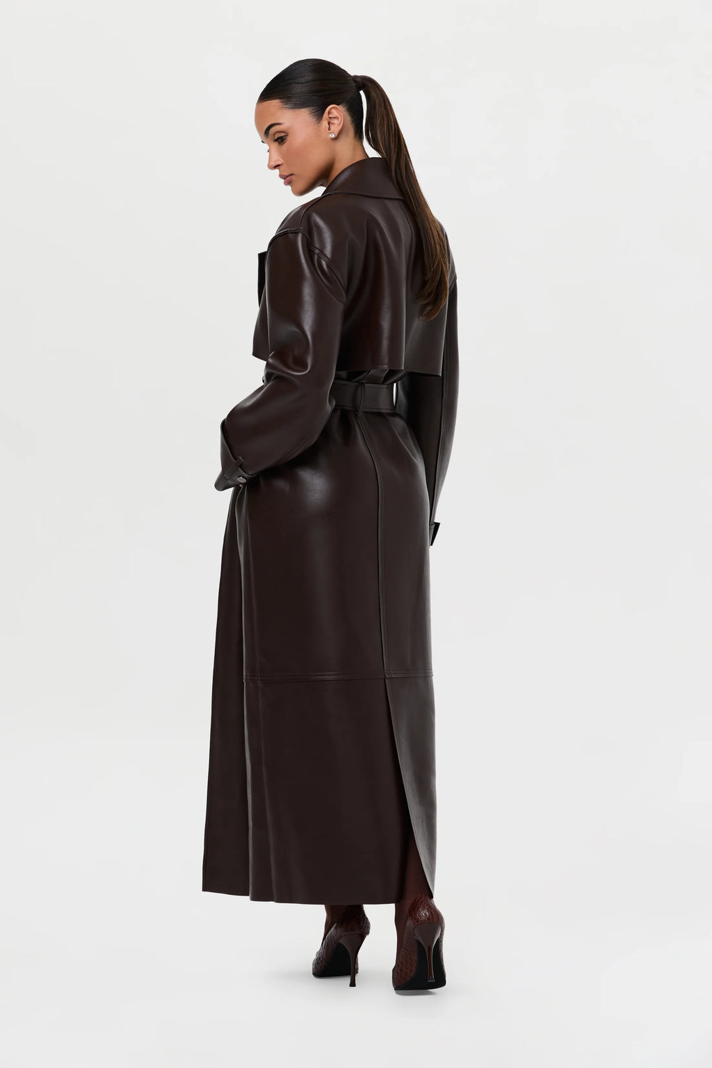 Leather Trench Coat