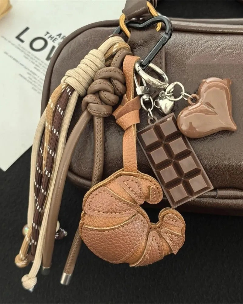 Croissant Bag Charm
