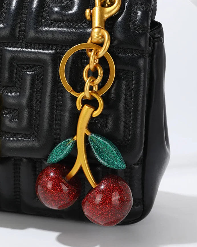 Sweet Cherry Bag Charm