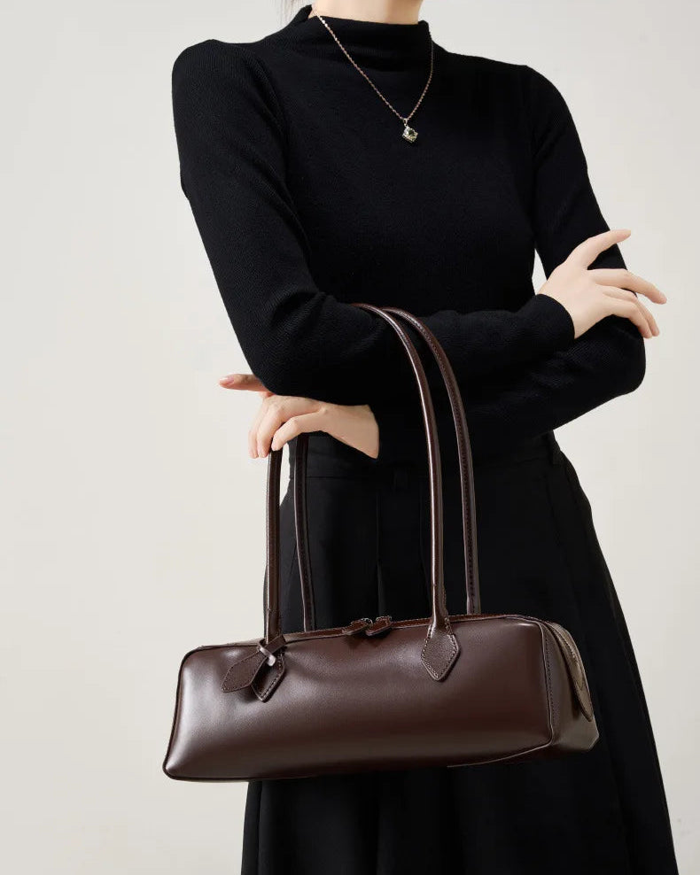 Gigi Baguette Leather Bag