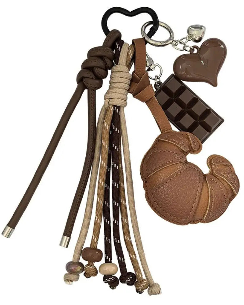 Croissant Bag Charm