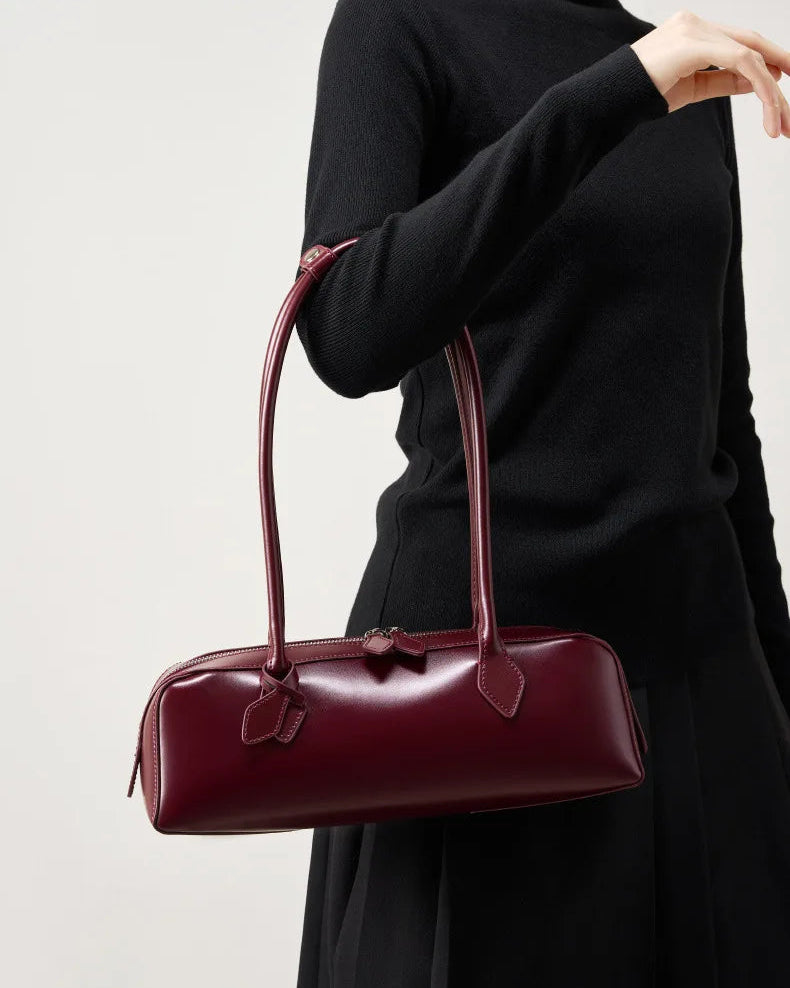 Gigi Baguette Leather Bag